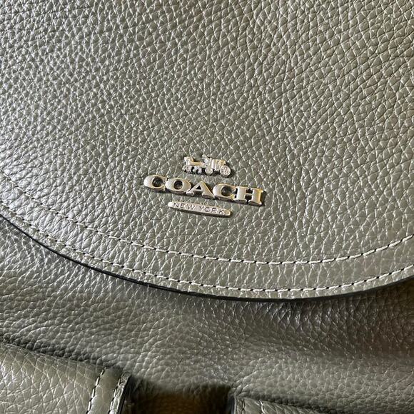 Coach green pennie drawstring backpack - Picture 2 of 7